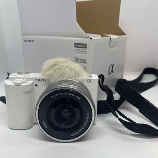 SONY - SONY ZV-E10 ホワイト レンズ付き 動作確認済みの通販 by