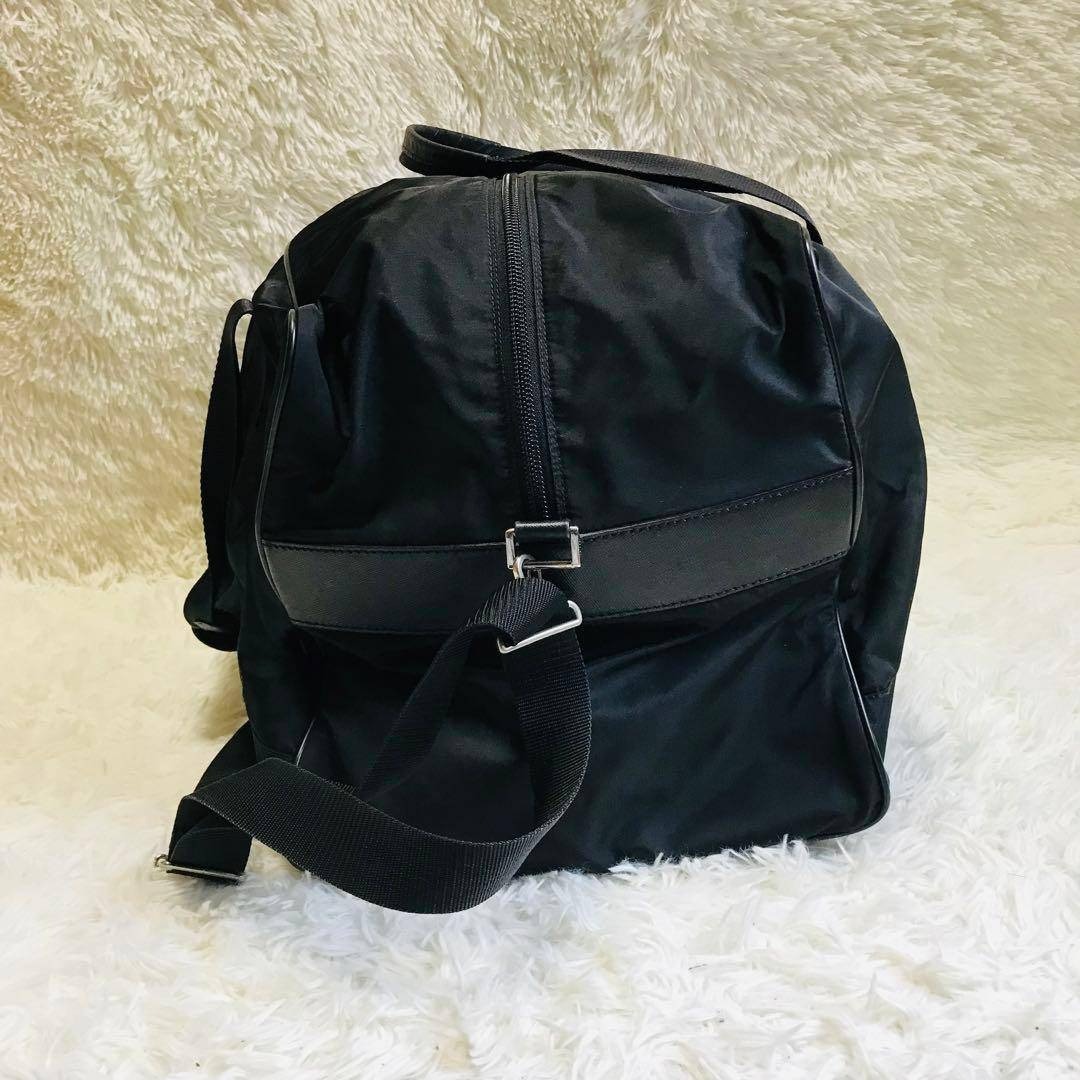 PRADA - 【極美品】プラダ ボストンバッグ 2way ナイロン 黒 三角ロゴ