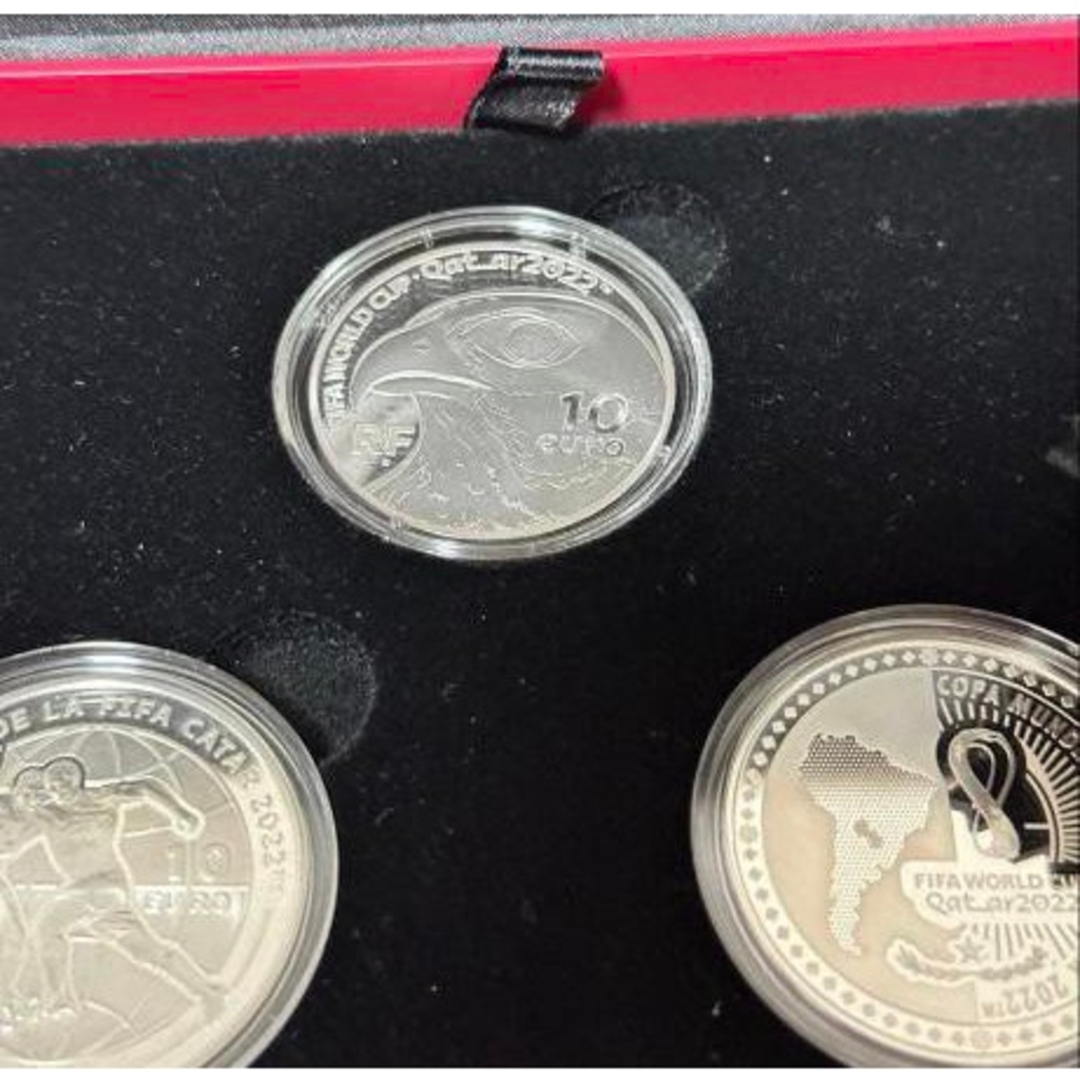 ワールドカップ記念銀貨 3枚の通販 by ほほ's shop｜ラクマ