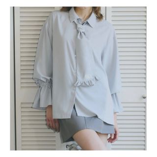 トリートユアセルフ ブラウス ピーチ treat ürself の通販 by mini's