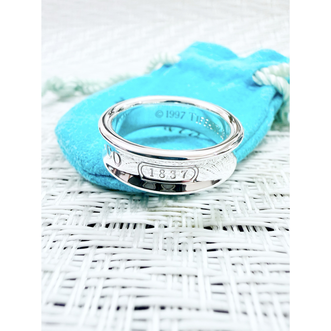 Tiffany & Co. - ティファニー ナローリング 指輪 19号 研磨済み 1837