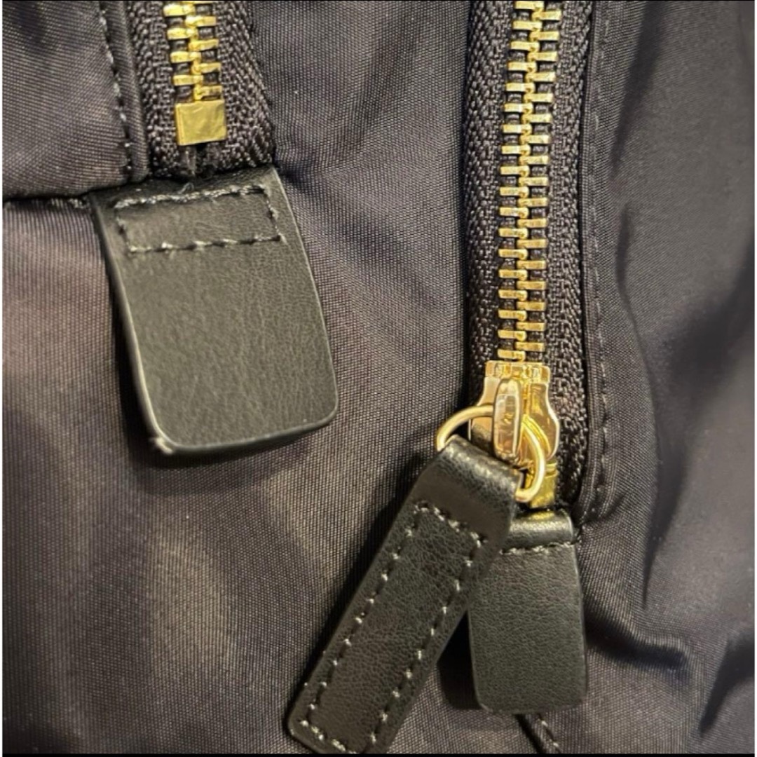 agnes b. - アニエスベー リュックサック A4大容量 ナイロン 黒 ロゴ