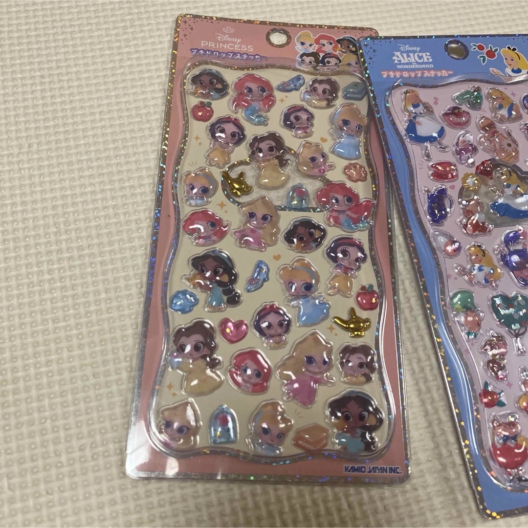 Disney - 国内正規品 プチドロップステッカー ディズニー 3枚セットの