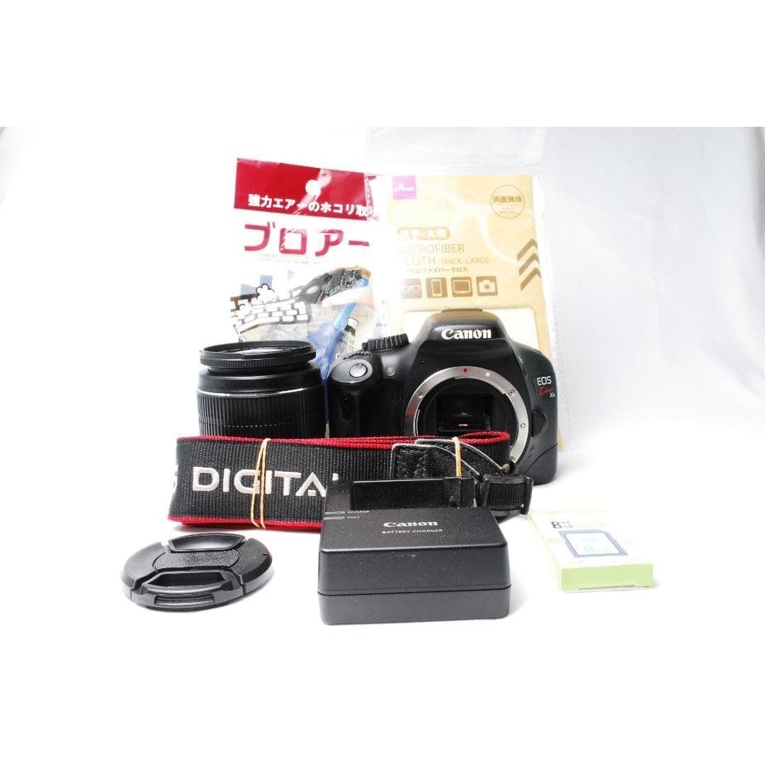 Canon - Canon Kiss x4 レンズセット スマホ転送 訳アリ動作品 オマケ