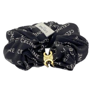 CELINE - 大人気！CELINE ロゴ シュシュ ホワイトの通販 by いもこ's