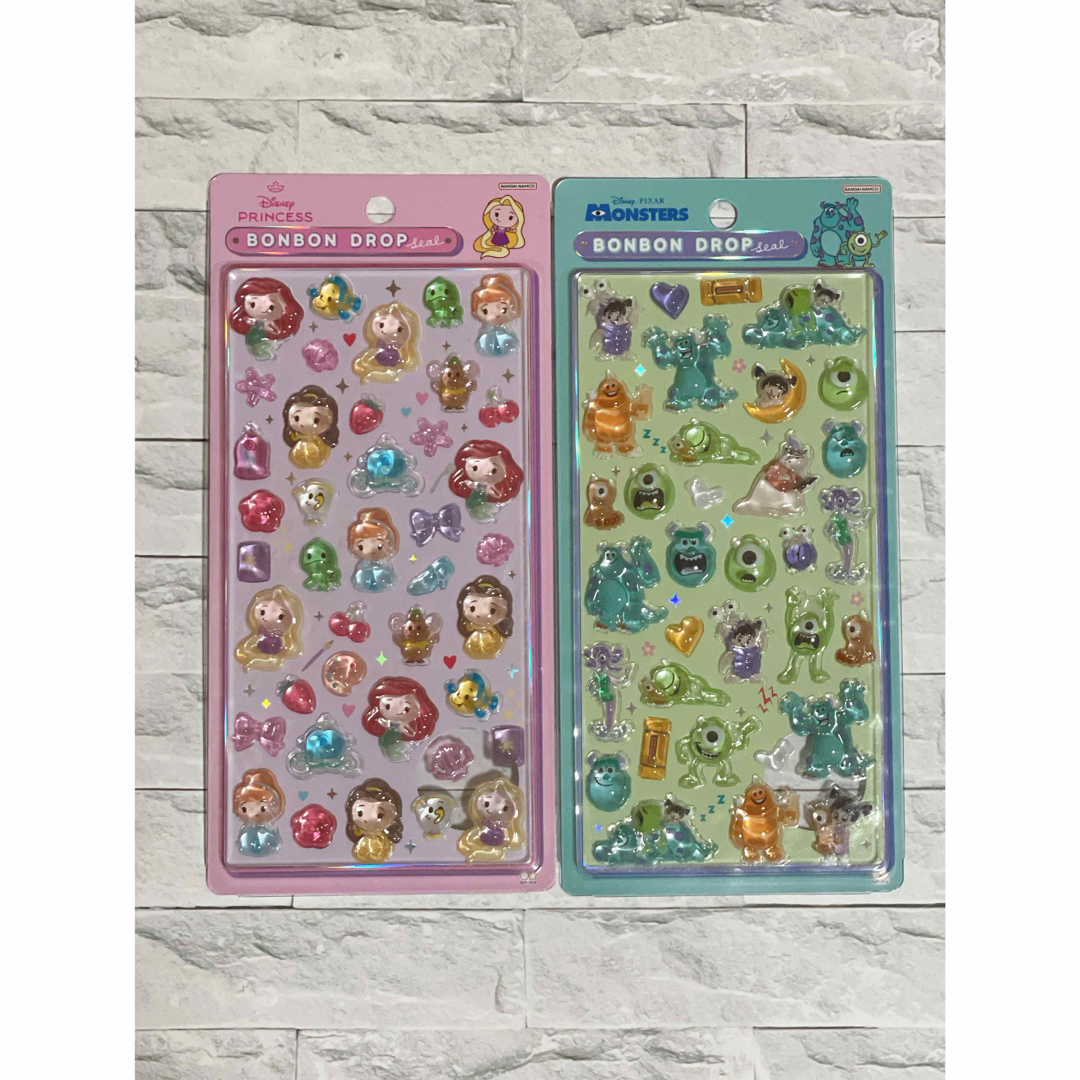 正規品】ディズニー 8種類コンプリート ボンボンドロップシールの通販