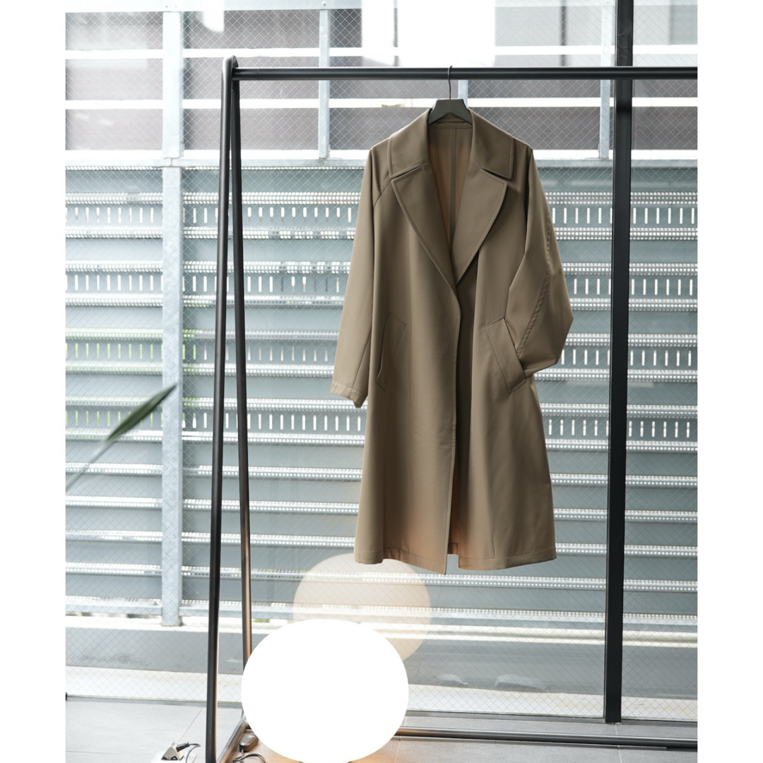 MB - MBハイエンド尾州ウールタイロッケンコート／ベージュ／Sサイズ