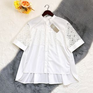 Theory luxe - 【theory luxe】ウォッシャブルブラウス(白)の通販 by