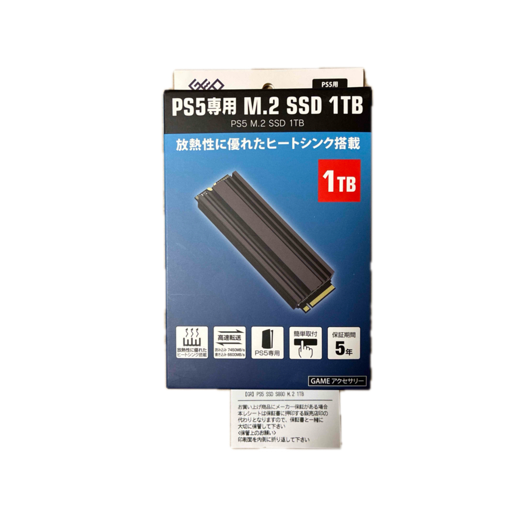 M.2 Gen4 SSD 1TB 新品未開封 5年保証付 PC PS5 ゲオ の通販 by