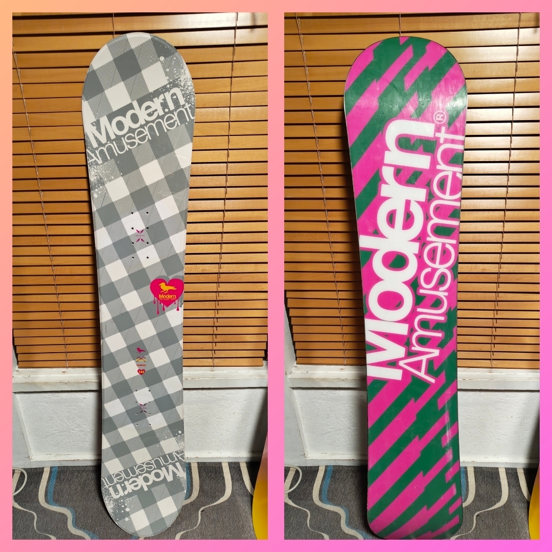 Modern Amusement - スノーボード 145 板 modern amusementの通販 by