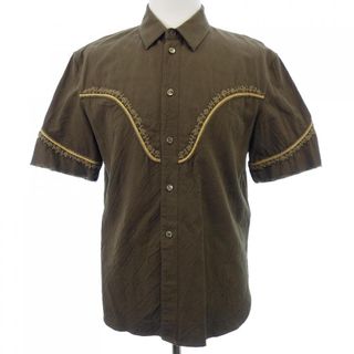 SAINT LAURENT - サンローランパリ 22年 703499 ストライプ シルク