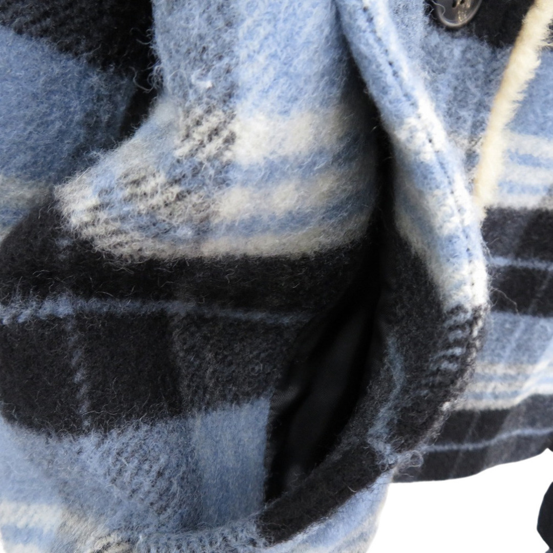 MIU MIU - 新品同様 ミュウミュウ チェック柄 ファー付 シアリング