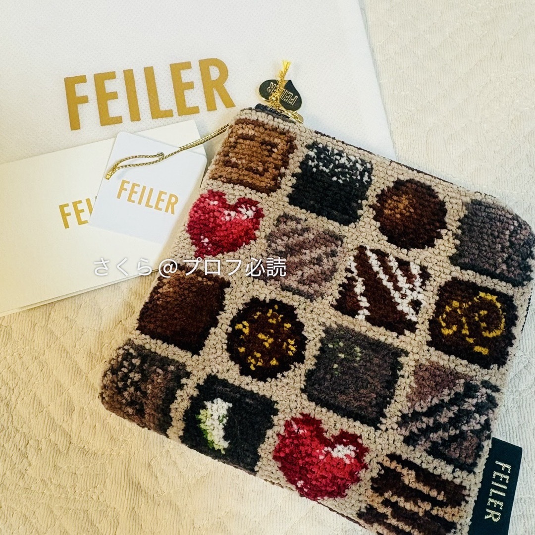 FEILER - フェイラー コフレドゥショコラ スクエアポーチの通販 by