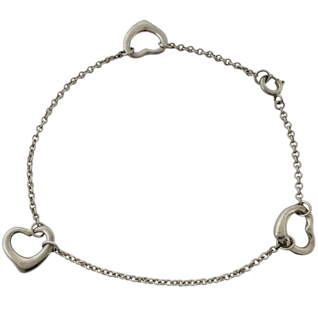 Tiffany & Co. - ティファニー オープンハート ブレスレット シルバー