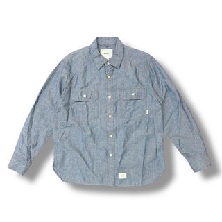 W)taps - WTAPS ベースボールシャツ LEAGUE /FLANNEL GRAY X03の通販