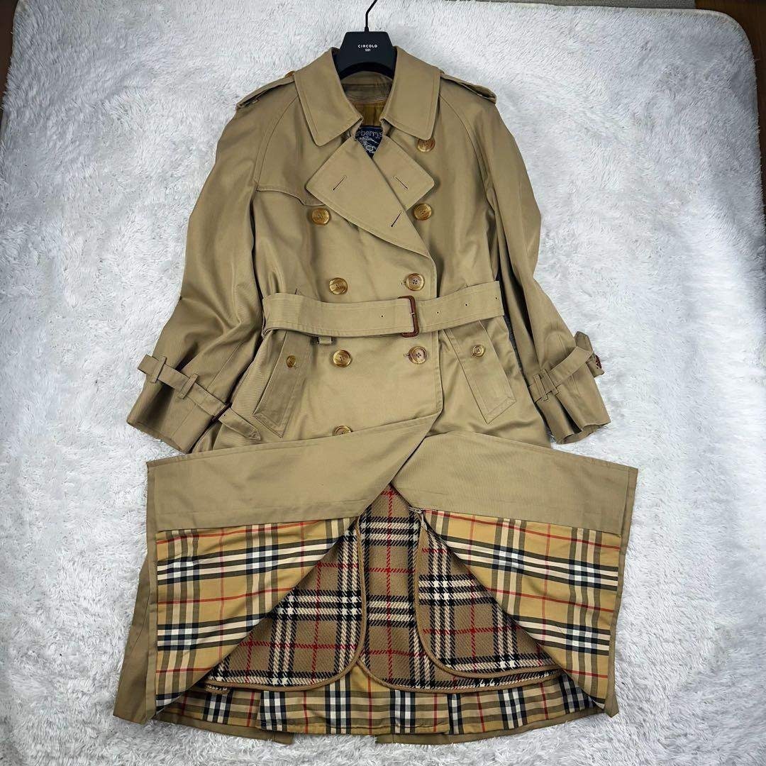BURBERRY - バーバリー ライナー トレンチコート ノバチェック ロング