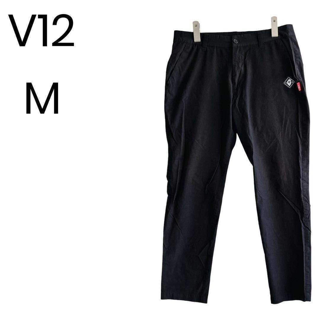 V12 - V12 ヴィトゥエルヴ ゴルフパンツ ロゴパンツ ゴルフウェア M