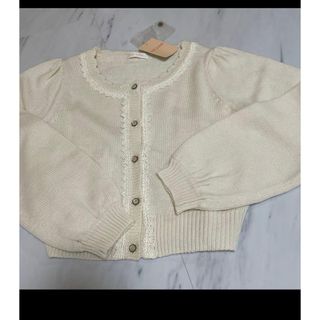 LIZ LISA - lizlisaポンポンリボンレースヨークニットトップスの通販