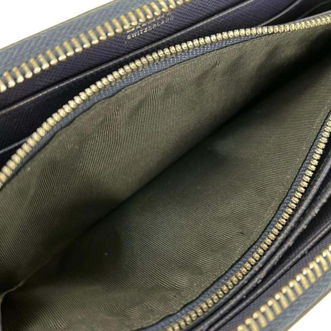 Bally - BALLY(バリー) 長財布 - ネイビー ラウンドファスナー レザー