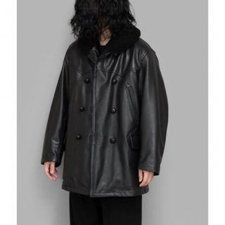 schott - 【100周年限定】ショット ラムレザー トラックフーディー