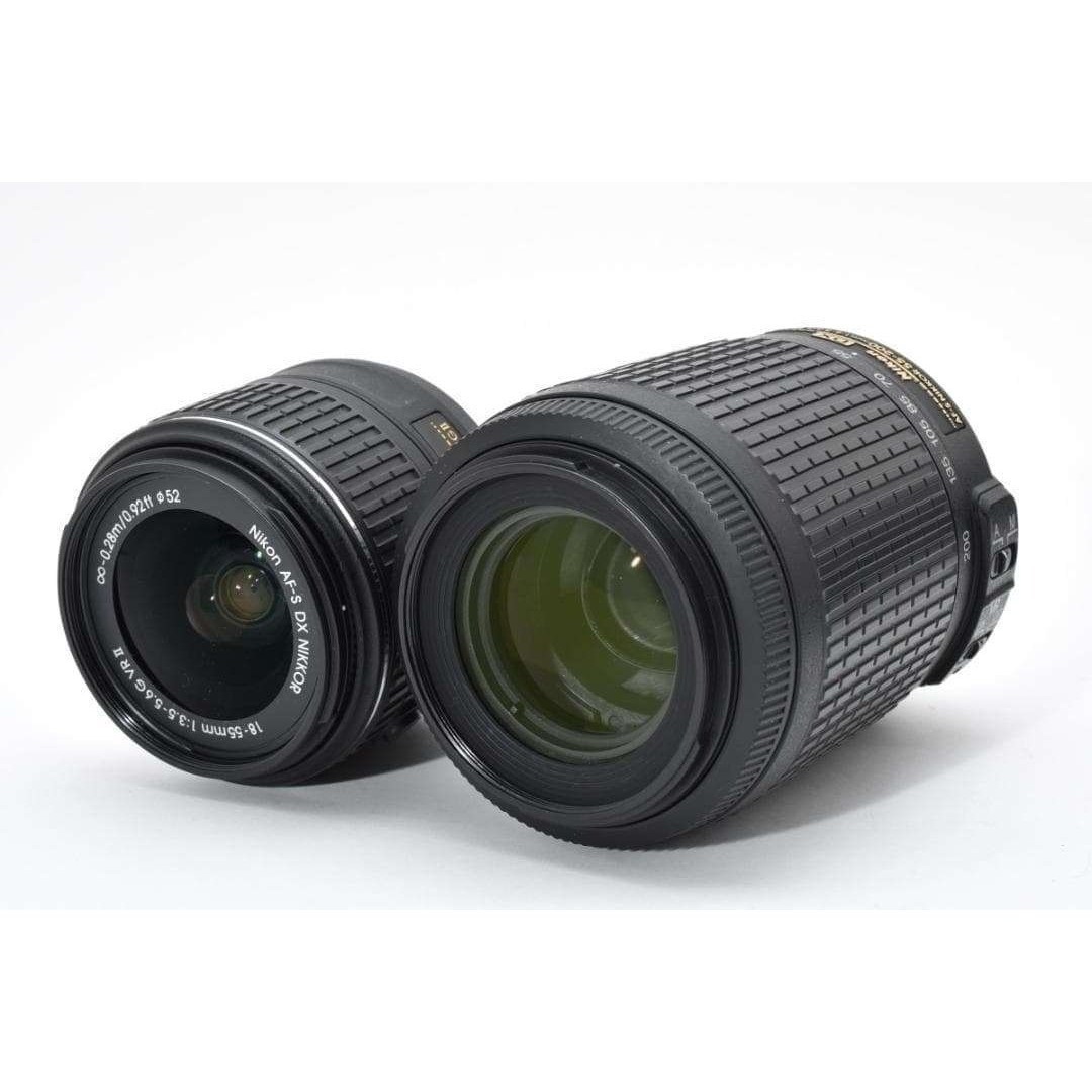 Nikon - ショット数994回✨ほぼ新品✨希少グレー✨Nikon D5300 Wレンズ