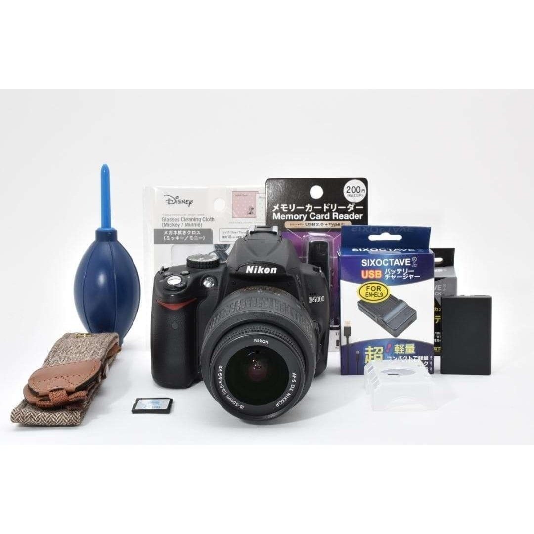 Nikon - Nikon D5000 レンズセット スマホ転送OK 動画撮影・自撮り可の