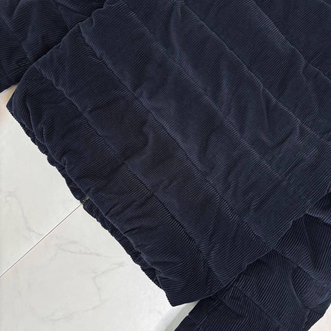 PRADA - 極美品 PRADA プラダ コーデュロイ ダウンジャケット ネイビー