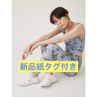 CHACOTT - チャコットバランス サイドレースコンビレギンス ブラックM