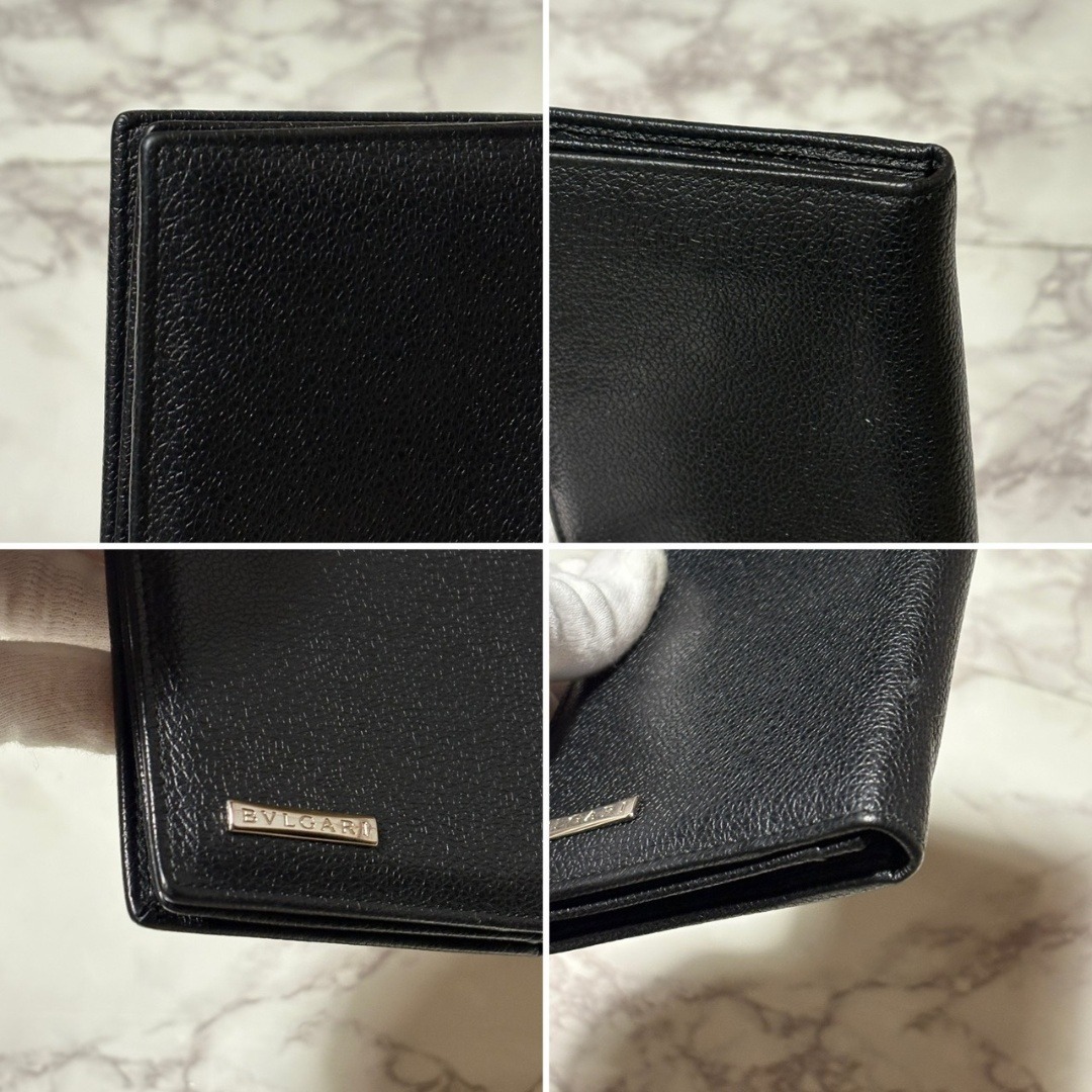 BVLGARI - 【早い者勝ち】ブルガリ 長財布 ブラック レザー ロゴ