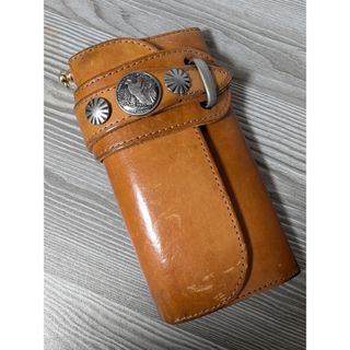 THE FLAT HEAD - フラットヘッド クロコダイル コードバン ウォレット