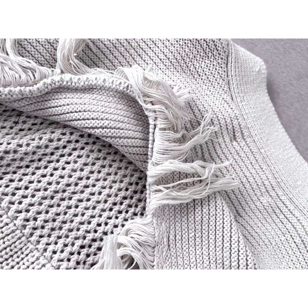 MAISON SPECIAL - 極美品 MAISONSPECIAL フリンジケーブルオーバーV