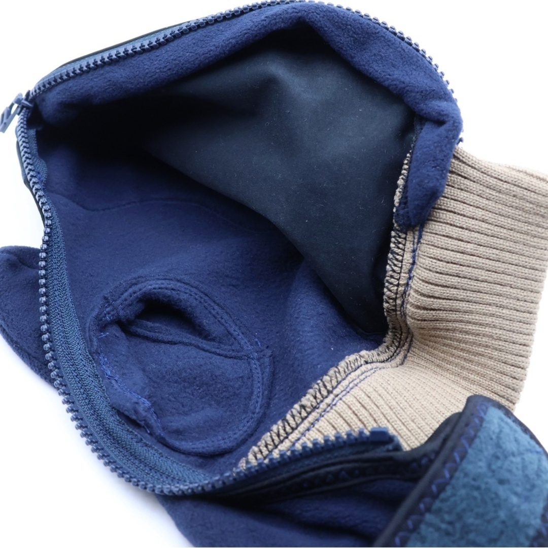 meanswhile ミーンズワイル ジップポケット付き ミトングローブ