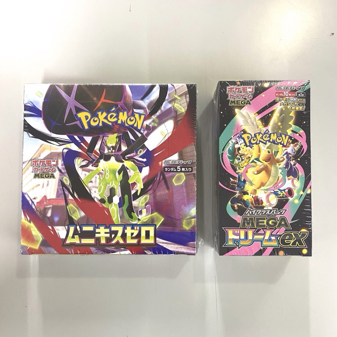 ポケモン - 【新品未開封】ポケカ ムニキスゼロ 1BOX + MEGAドリームex
