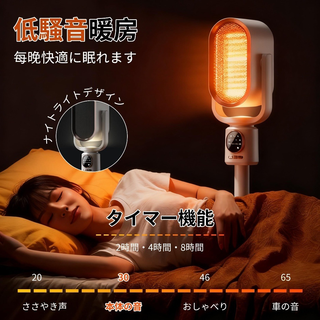 在庫処分】【2025新登場】セラミックヒーター セラミックファン