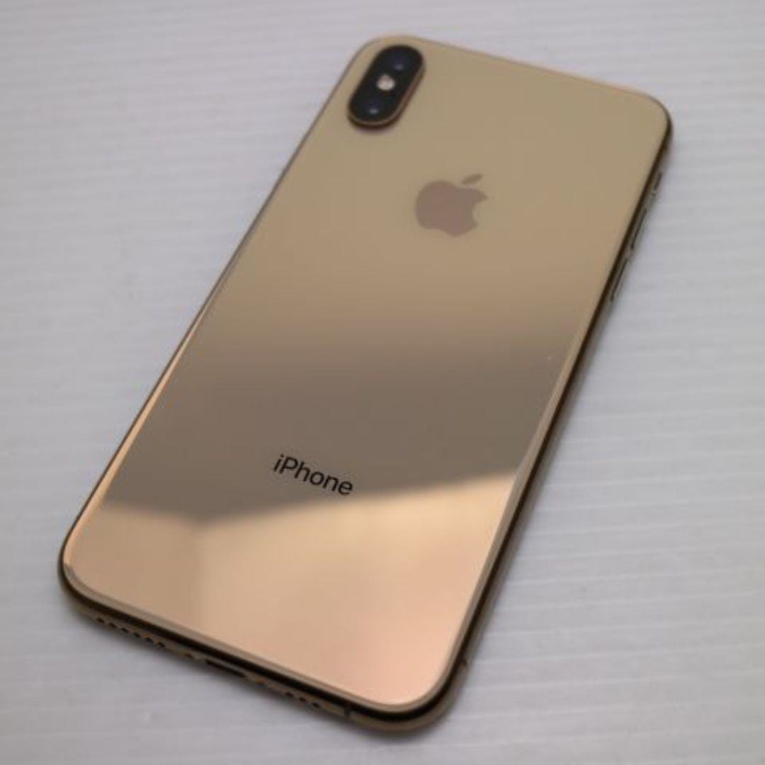 iPhone - 新品同様 SIMフリー iPhoneXS 256GB ゴールド 白ロム M666の