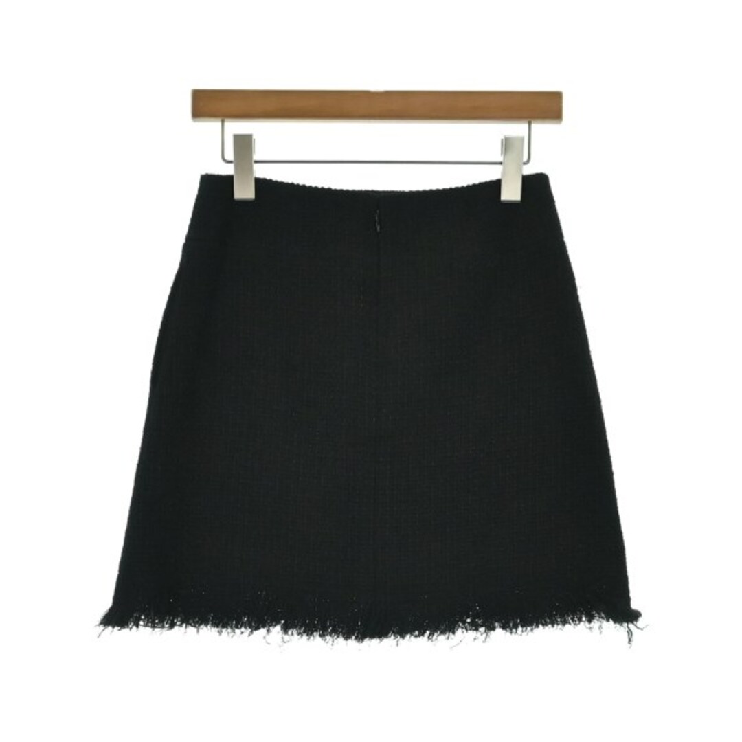 CHANEL - CHANEL シャネル ミニスカート XS 黒 【古着】【中古】【送料