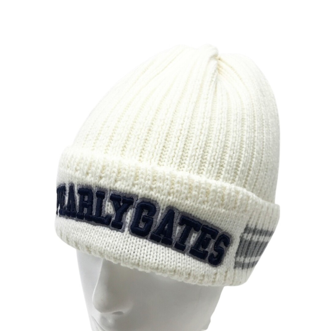 PEARLY GATES パーリーゲイツ 2024年モデル ニット帽 ホワイト系 FR