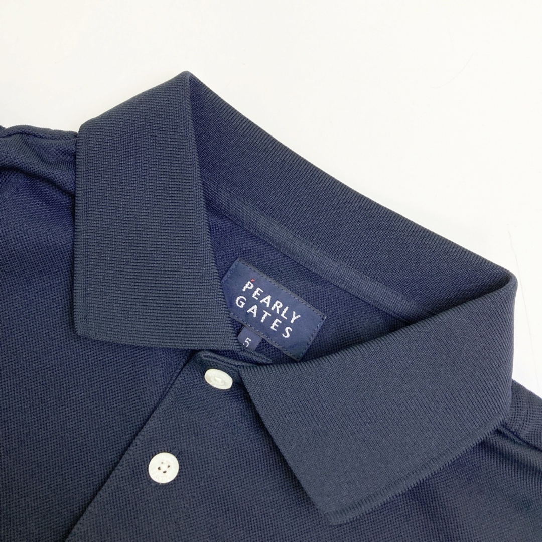 サイズ：5 PEARLY GATES パーリーゲイツ 2024年モデル 半袖ポロシャツ