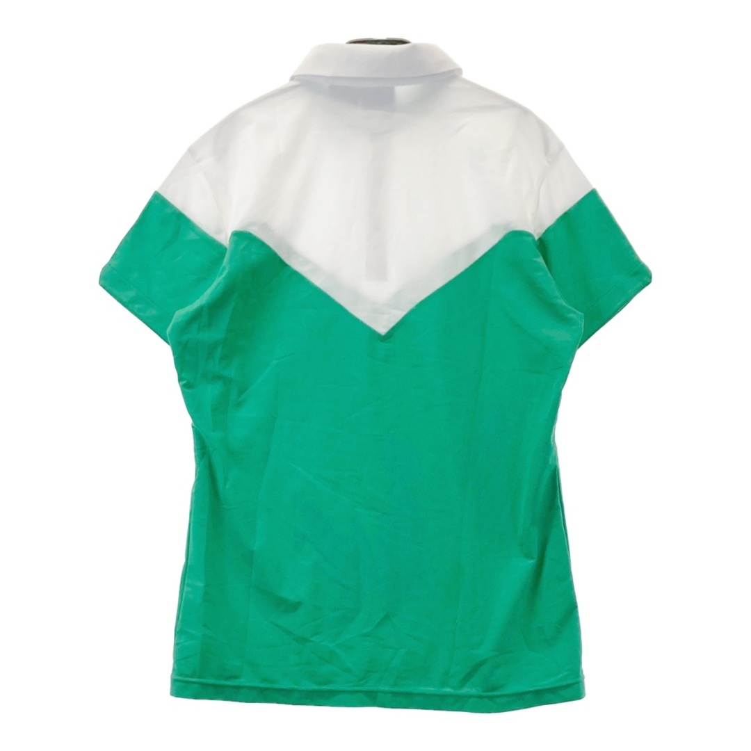 サイズ：O DESCENTE GOLF デサントゴルフ 半袖ポロシャツ グリーン系