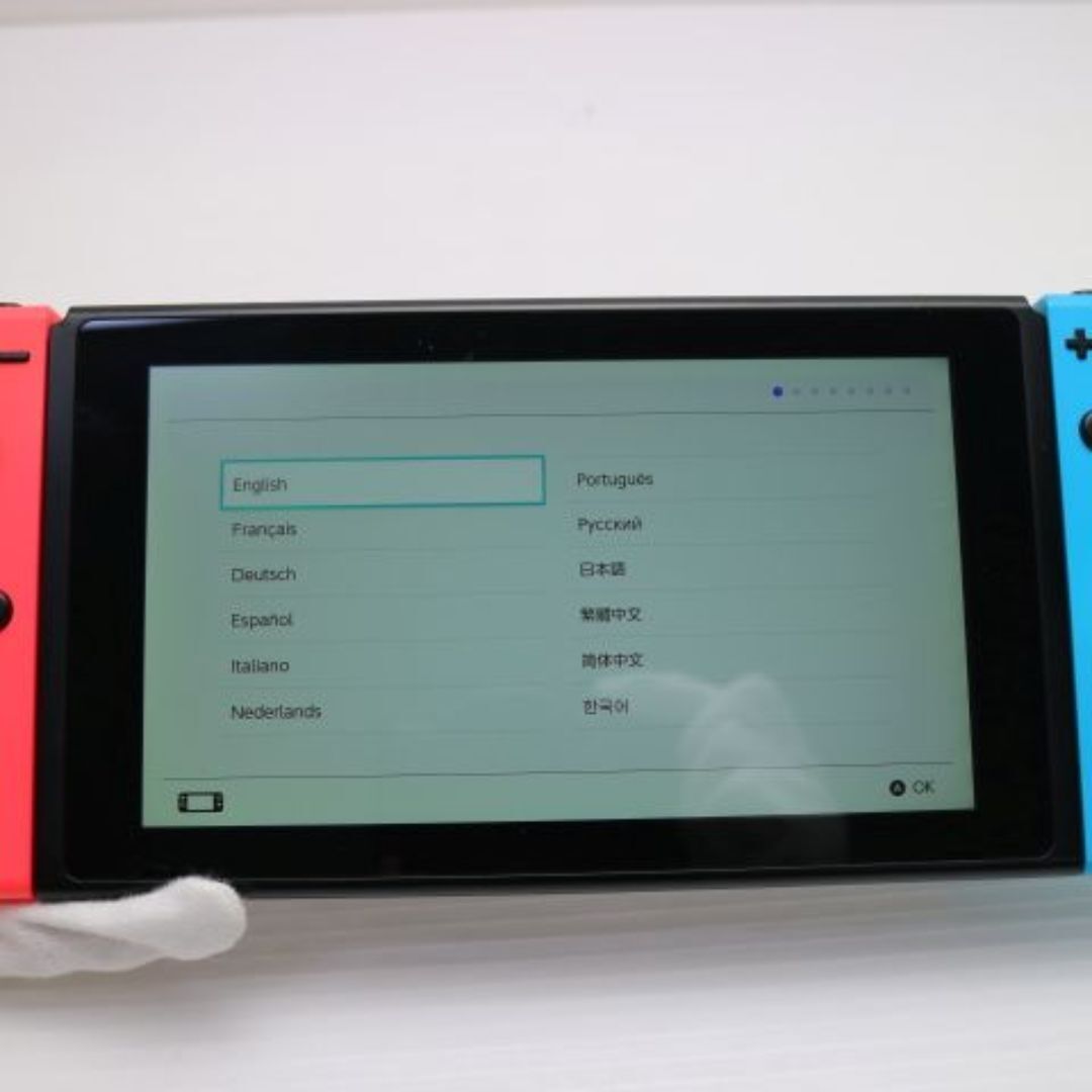 Nintendo Switch - Nintendo Switch ネオンブルーネオンレッド M444の