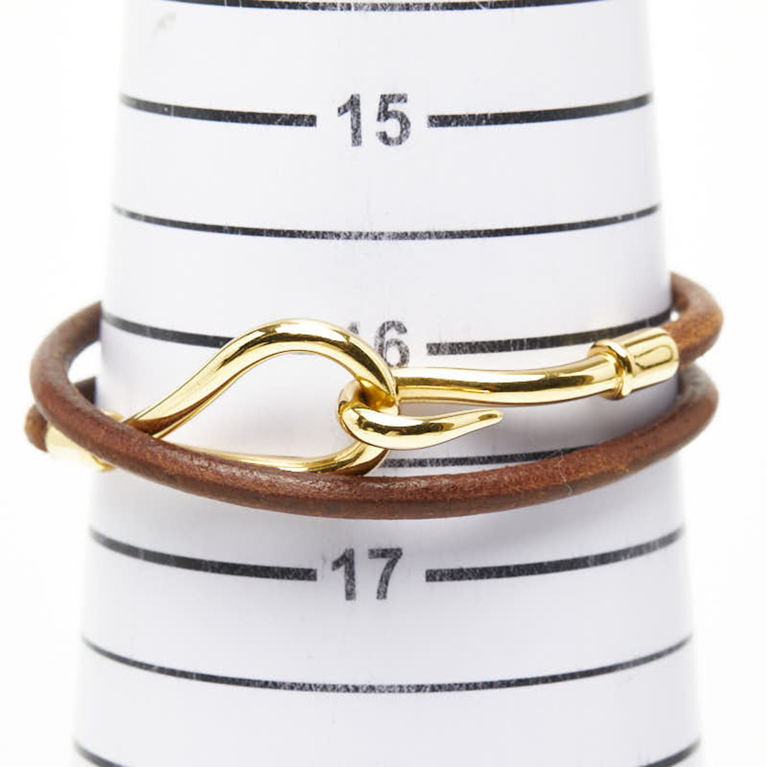 HERMES - エルメス ジャンボ 2連 ブレスレット チョーカー メッキ