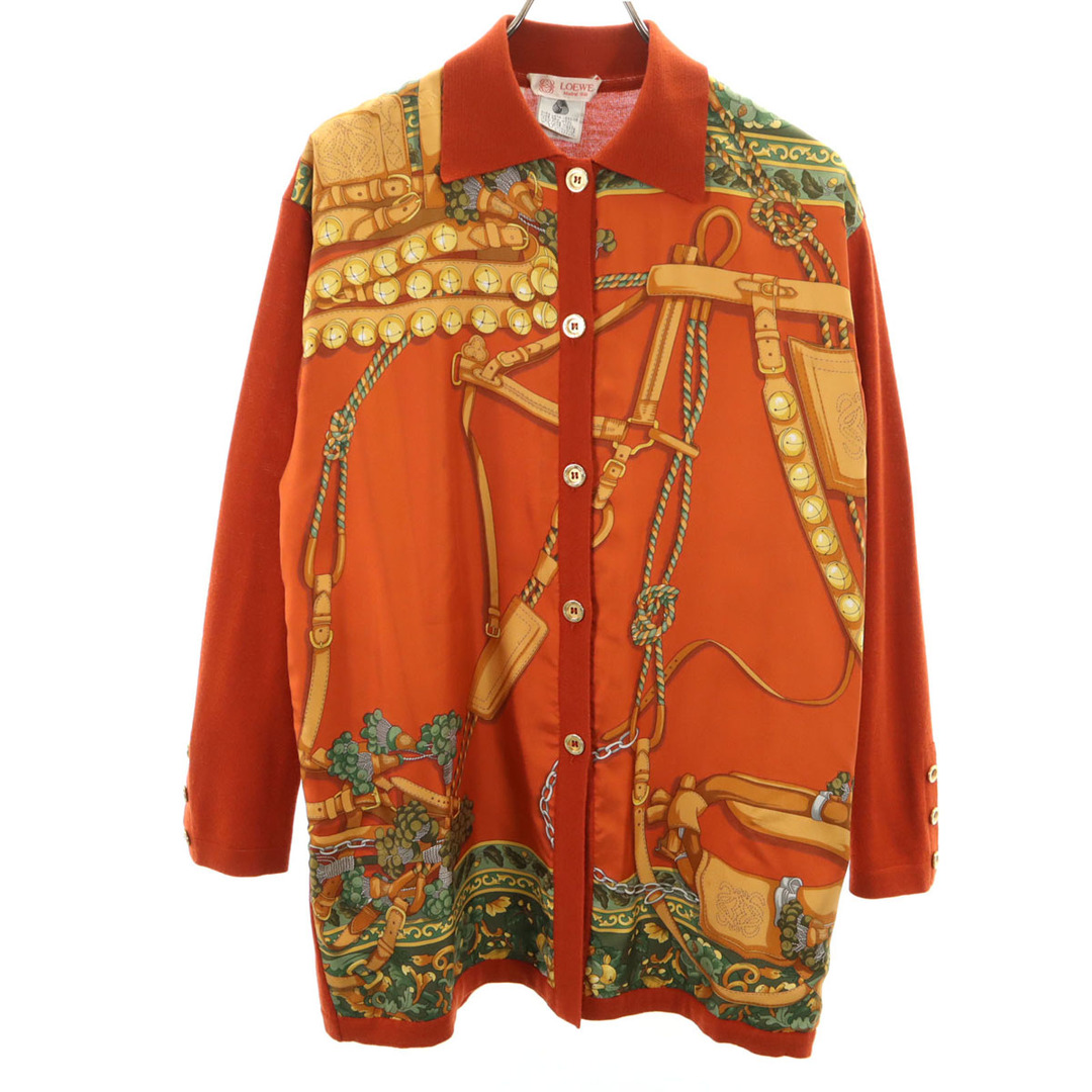 LOEWE - 古着 LOEWE ロエベ 80s 90s イタリア製 シルク オールド