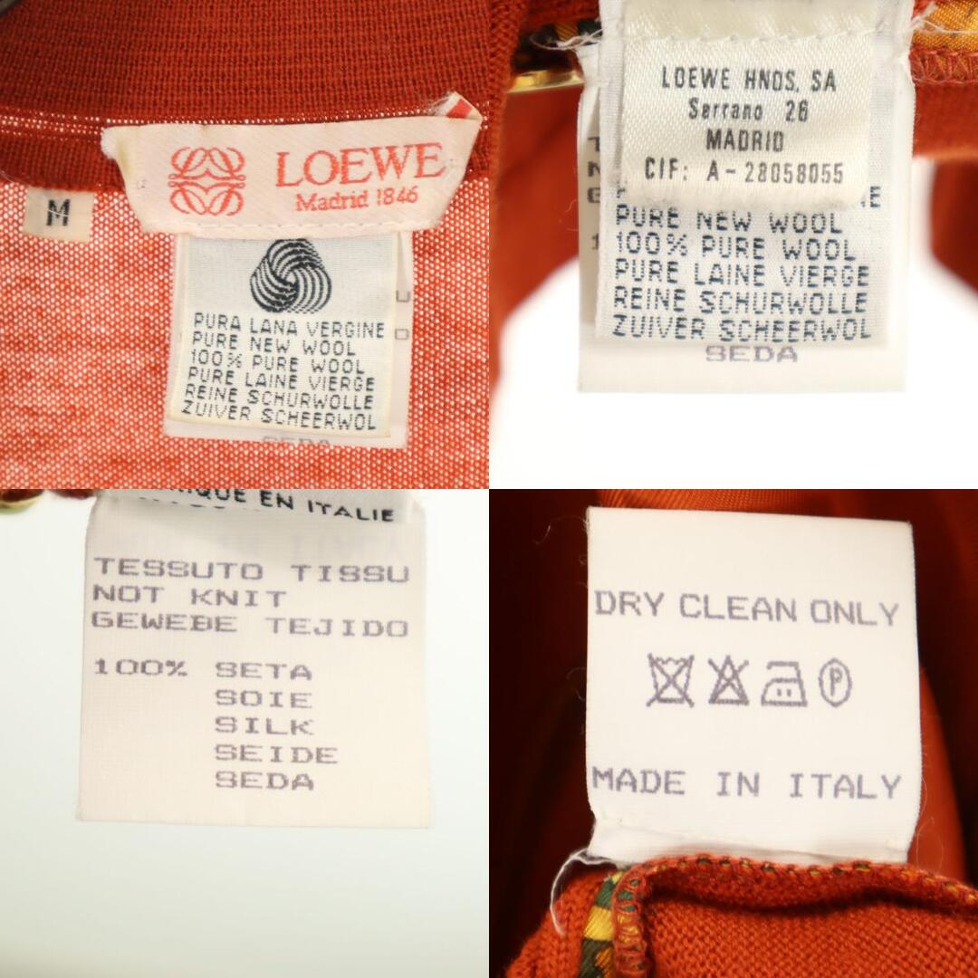 LOEWE - 古着 LOEWE ロエベ 80s 90s イタリア製 シルク オールド