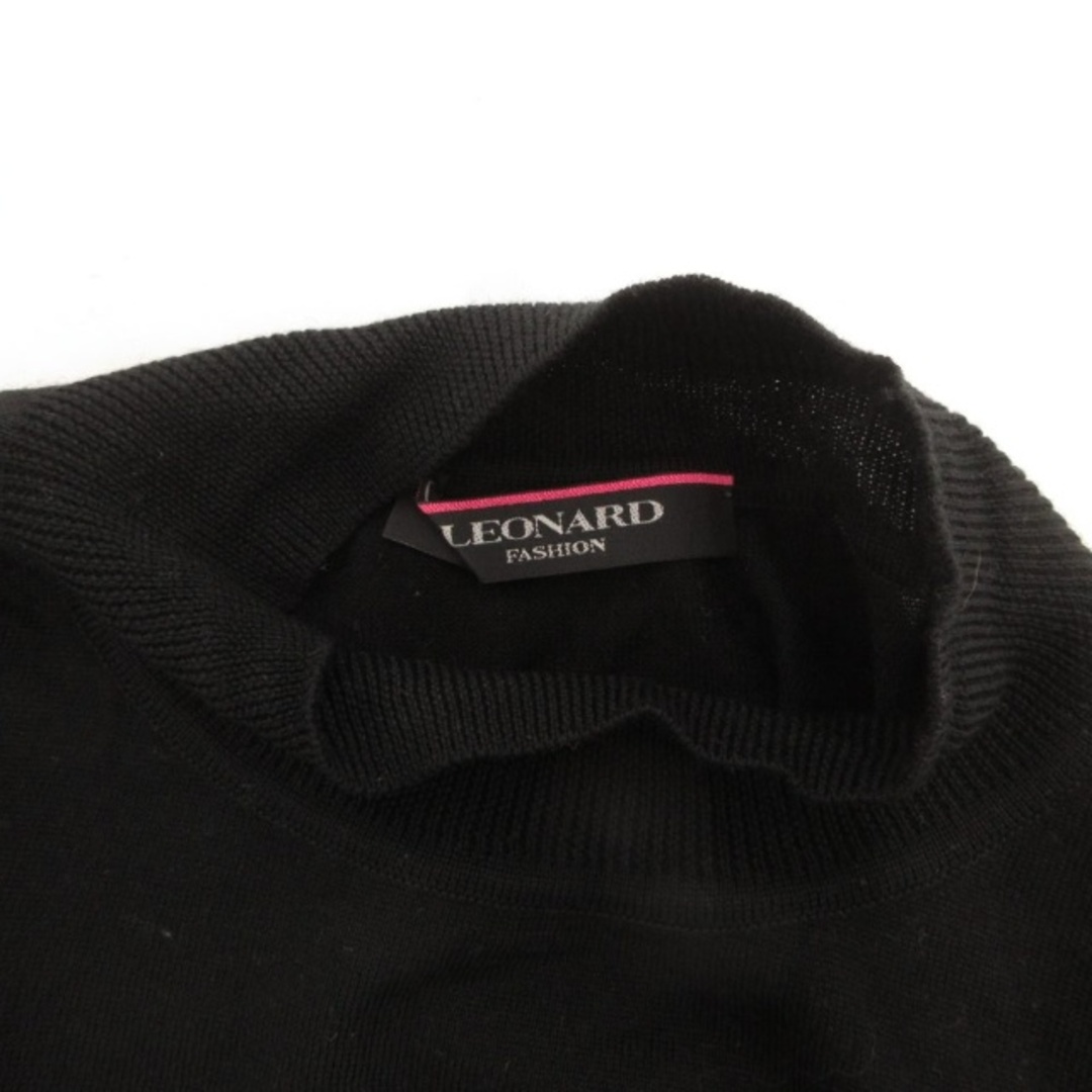 LEONARD - レオナール LEONARD ニット セーター 長袖 モックネック 44
