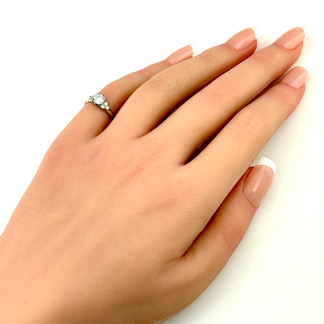 ダイヤモンド デザインリング 8号 Pt900 【中古】の通販 by バイセル