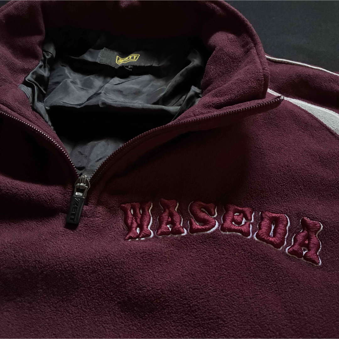 美品！ZETT 早稲田大学 野球部 ウォーマー グランドコート ジャンパー