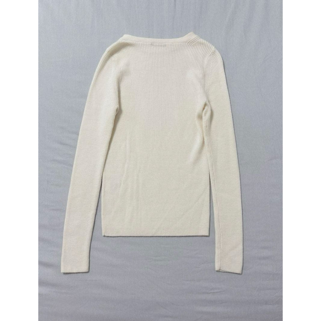 極美品✨定番人気品 SLOANE スローン 14Gリブ ラウンドネックニット