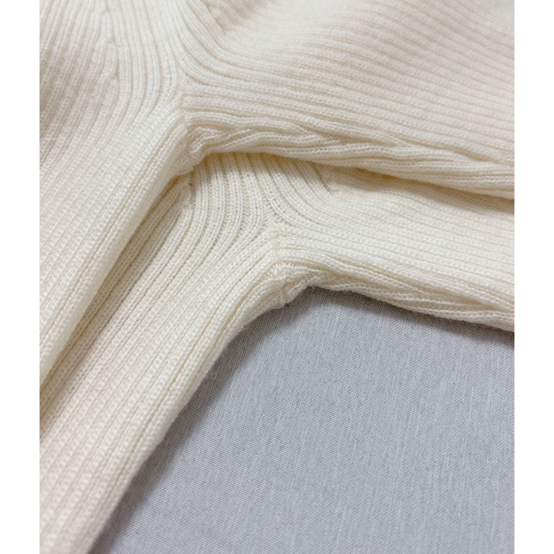 極美品✨定番人気品 SLOANE スローン 14Gリブ ラウンドネックニット