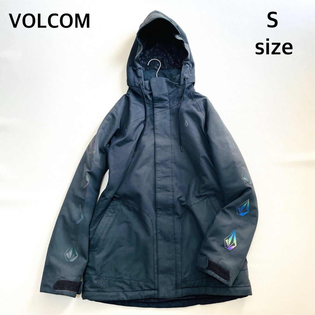 volcom - 6695 ボルコム ジャケット 袖ロゴ スノボ 断熱 レディースの