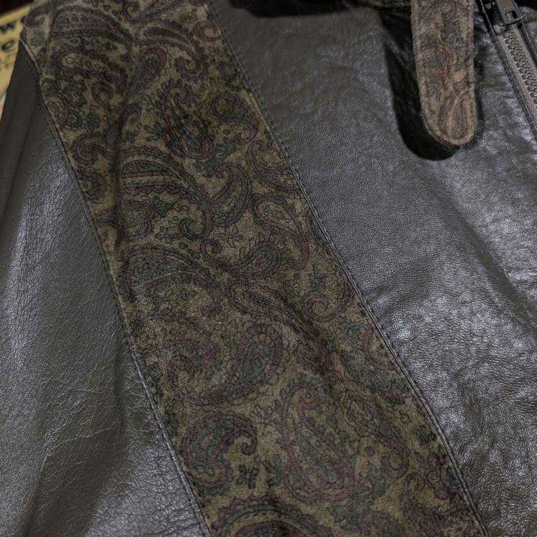 VINTAGE - イタリア製 90s ビンテージ クレイジーパターン ペイズリー